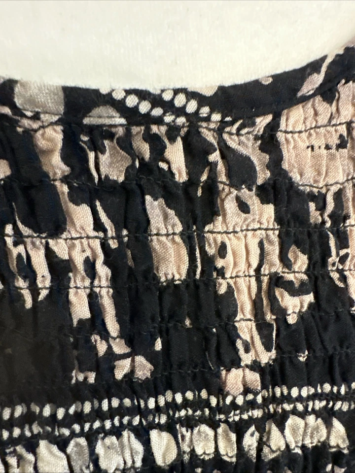 Vestido largo estampado ajustado manga corta Notations para mujer talla grande 2X Maxi Foto 4 de 4