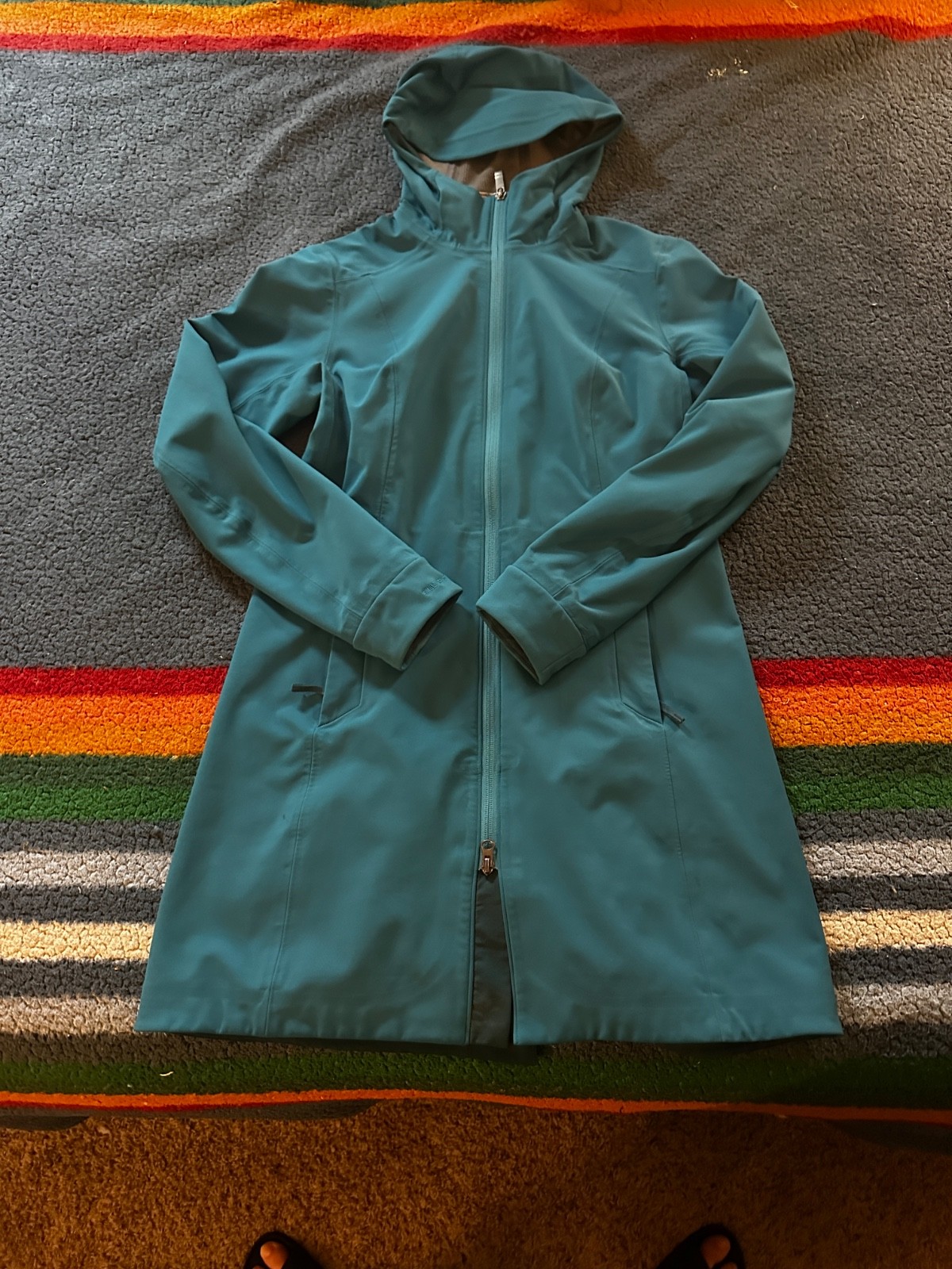 Arc'teryx Women's Large Codetta Coat Hooded Gore-Tex Teal Co