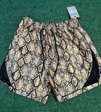 NEW NIKE Dri-Fit Fly DH7348-070 Loose Fit Snake Print Basketball Shorts Women M