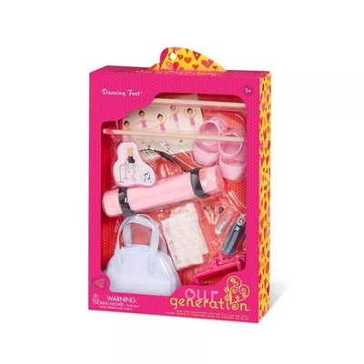 Our Generation Dancing Feet Ballet Accessory Set for 18'' Dolls