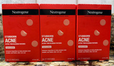 3 PACK NEUTROGENA STUBBORN ACNE ULTRA-THIN BLEMISH PATCHES 24 Each