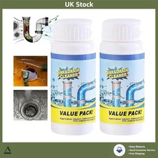2 Powerful Sink & Drain Cleaner Unblocker Liquid Heavy Duty Foaming Agent