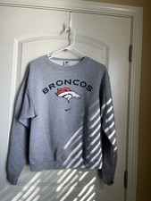 Vintage Nike Denver Broncos Crewneck NFL Pro Line Size Youth XL 18-20