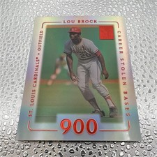 Topps Tribute Lou Brock 2002 #31 Lasting Impressions Cardinals 42/79 Serial