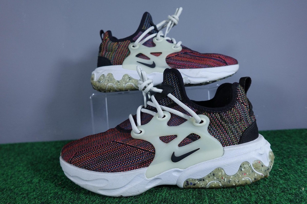 Nike React Presto Shoes Mens Size Multicolor Black White CN1709