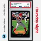 2011 BOWMAN DRAFT PICKS & PROSPECTS #101 MIKE TROUT RC ROOKIE PSA 9