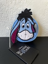 Loungefly Disney Winnie The Pooh Eeyore Peeking Corduroy Coin Purse Wristlet NWT