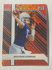 BRAYDEN DORMAN wildcats 2024 Leaf Collective Pro Set Shimmer Orange 8/10 (U1)