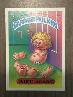 #ad 1985 Topps Garbage Pail Kids Series 1 OS1 ART APART 6A Sharp Matte USA $24.00