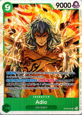 Adio OP09-023 One Piece TCG ODYSSEY Foil One Piece Card Game NM/Mint
