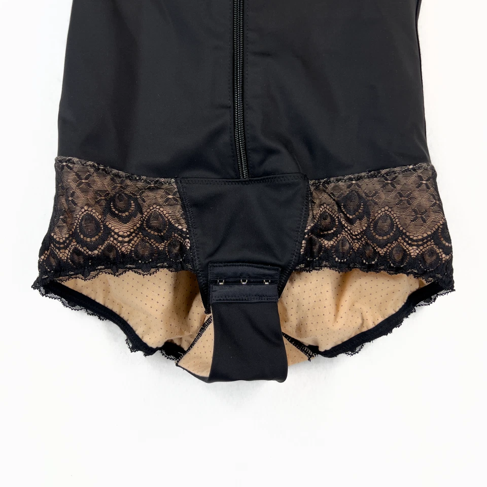 Body completo para mujer Prendas moldeadoras Pantalones con cordones de hadas Corsé transparente Talla grande Foto 3 de 4