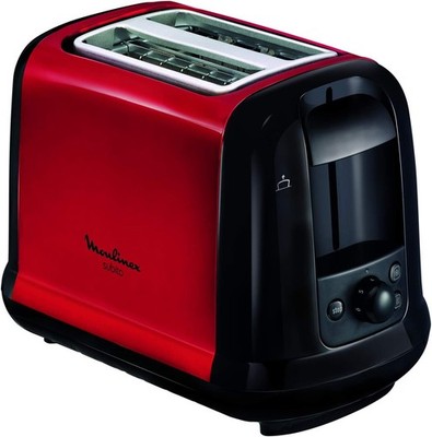 Moulinex LT260D11 Subito Toaster, Aufwärm- und Auftaufunktion, Krümelschublade