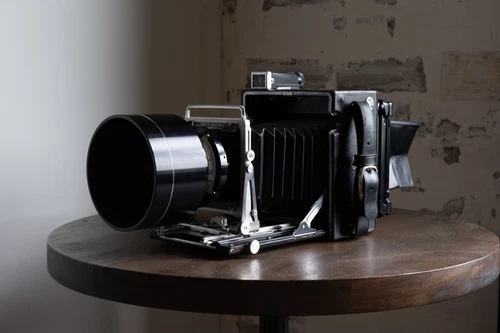 Very Nice Graflex Speed Graphic/Aero Ektar 178 w/rotating back Combo Package 