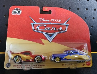 Disney Pixar Cars 20th Anniversary 2-Pack Lightning McQueen and Doc Hudson
