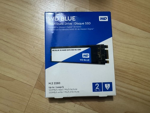 Western Digital WD Blue 2TB M.2 2280 6Gb/s Internal SSD (WDS200T2B0B) NEW In Box