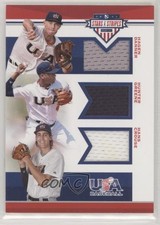 2017 USA Baseball Stars & Stripes Trios Materials Hagen Danner Hans Crouse 0a6