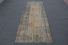 3,3x8,8 ft Turkish Vintage Rug, Runner Rug, B...