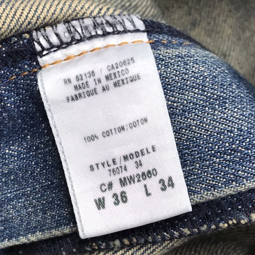 NWT GUESS Cliff Jean Men 36x34 Relaxed Wide Leg Boot Hermosa Wash Skater 074 - Picture 16 of 18