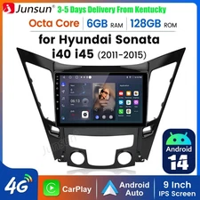 6+128GB Android15 Carplay Car Stereo Radio GPS Navi For Hyundai Sonata 2011-2015