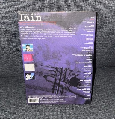 Serial Experiments Lain Vol 1-2 DVD Pioneer Japan Region 2 Rare