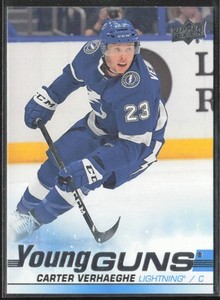 2019-20 UD Series 1 Carter Verhaeghe 224 Young Guns RC