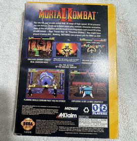 Mortal Kombat II (Sega 32X, 1994) Great Condition Cib