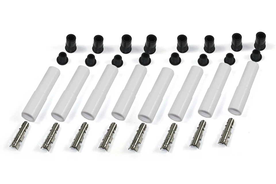 Pertronix Ignition 8502HT-8, Set of 8 White Ceramic Ceramic Spark Plug Boot Kit  - Image 3 of 4