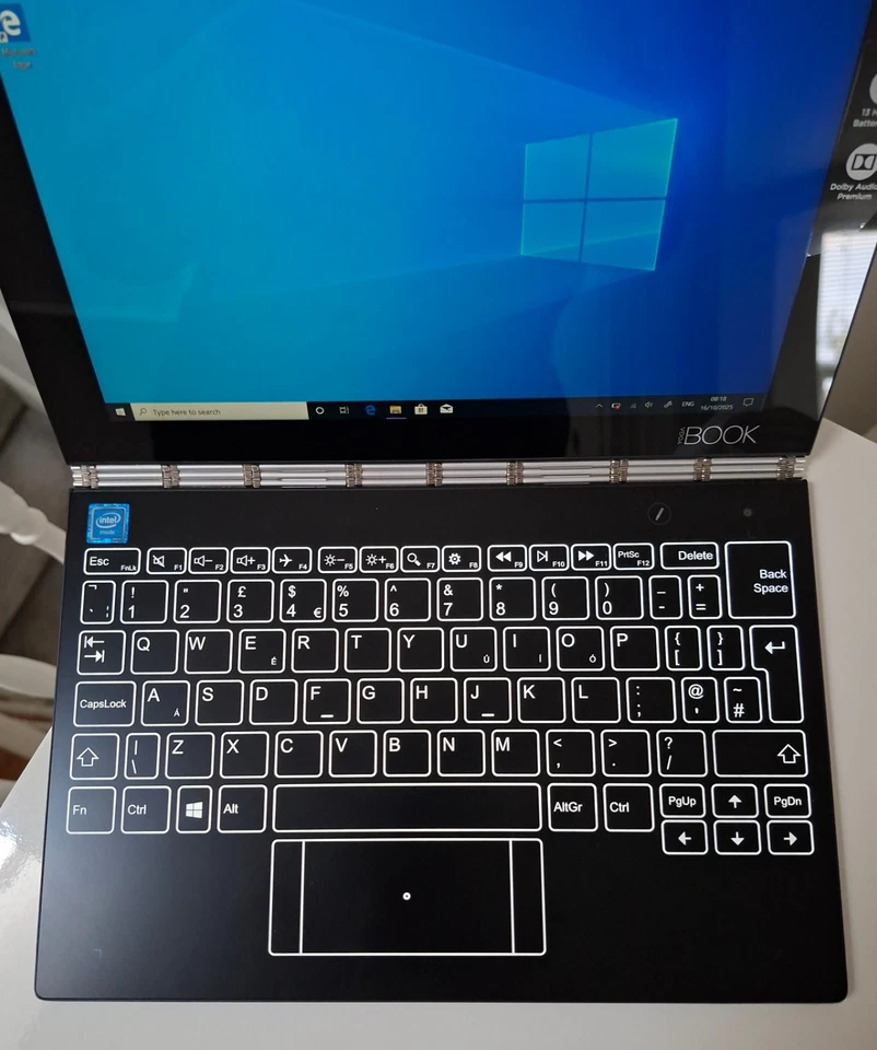 Lenovo Yoga Book YB1-X91F with Stylus Pen - Excellent condition / hardly used - Image 2 of 4