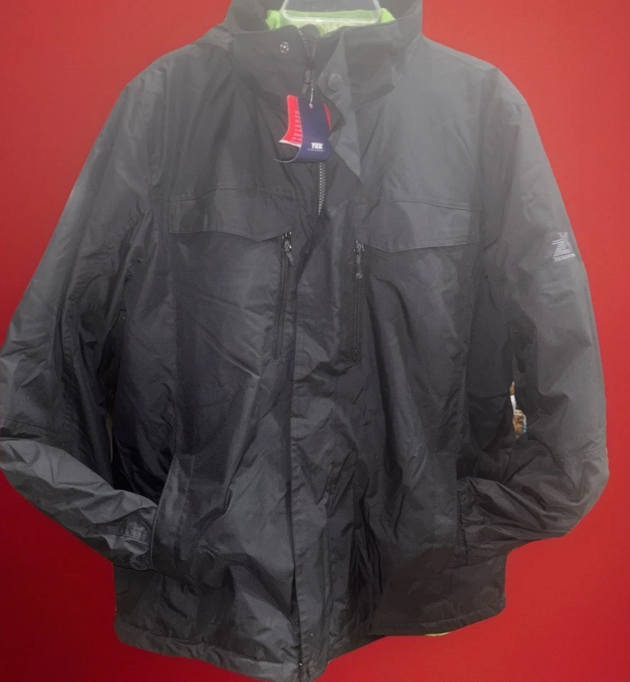 ZeroXposur Black NWT 3-In-1 System hooded jacket Quilted Interior Unisex Sz XL - Image 2 of 4