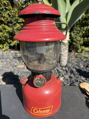 #ad Vintage Coleman Model 200A quot;Black Bandquot; Single Mantle Lantern 6 52 $200.00