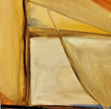 Abstract Art Acrylic Canvas Small Original Painting 10x10 in. NEW Earthtones #2