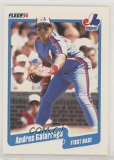 1990 Fleer Printed in Canada Andres Galarraga #345 fm0