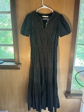 Christy Dawn Robin Dress in Noir Pollinator Garden, Size Medium