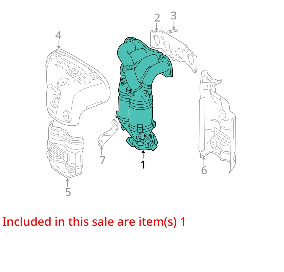Colector de escape Toyota Rav4 2004-2005 59426 2505128430 Foto 3 de 4