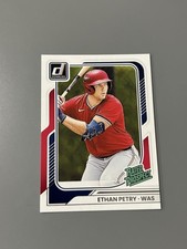 2026 Panini Donruss Baseball Ethan Petry #122 Rated Prospect - Nationals
