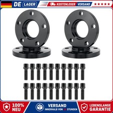 Spurplatten Spurverbreiterungen Distanzscheiben Ersatz f�r BMW E81 E87 Schwarz