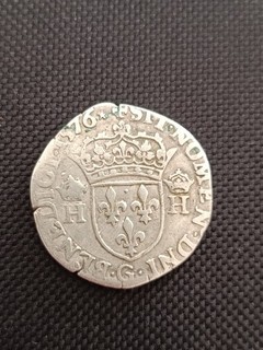 HENRI III Demi Teston 1576 G