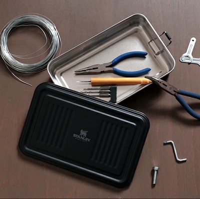 STANLEY Lunch Box Tool Box Useful Box 1.1L Green Stainless Steel