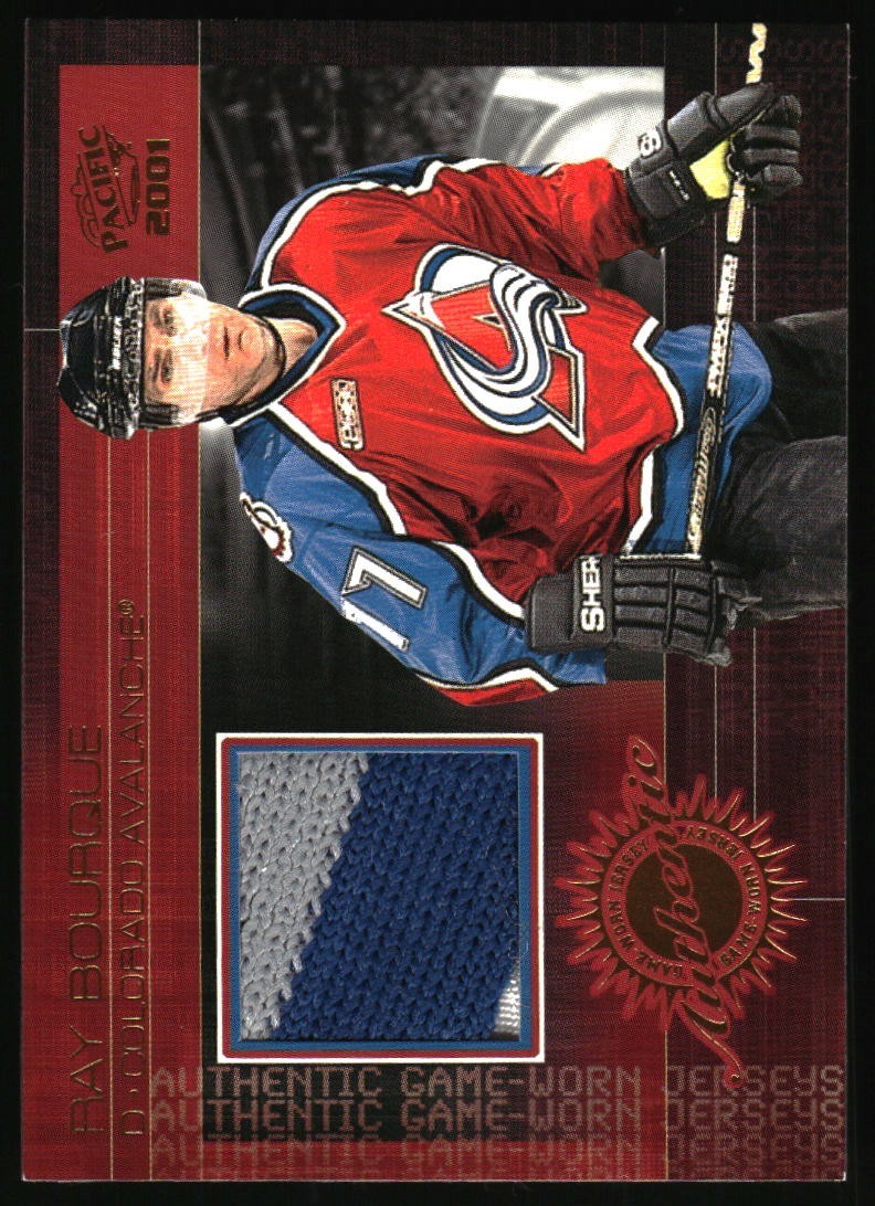 2001 Pacific Authentic Ray Bourque Patch