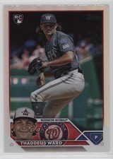 2023 Topps Update Rainbow Foil Thad Ward Thaddeus Ward #US111 16na