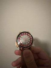 PINDU Casino Roulette Theme Collectible Wristwatch with lifetime warranty