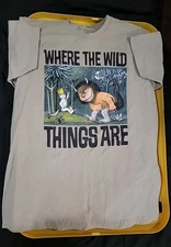 Where The Wild Things Are Tshirt SIZE LARGE 