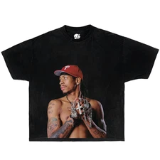Allen Iverson Jewelry Boxy Vintage Shirt Graphic Basketball Tee Streetwear Y2K
