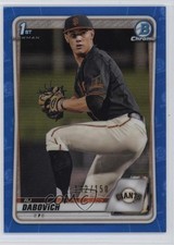 2020 Bowman Draft Chrome Blue Refractor 142/150 RJ Dabovich #BD-148 5c2