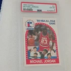 Michael Jordan 1989-90 NBA Hoops All-Star Game #21 PSA 6 Graded Card