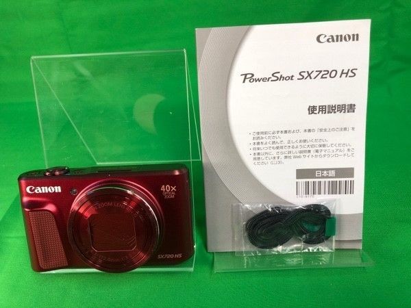 美品 Canon PowerShot SX720 HS レッド 1122 Digital Camera Canon PowerShot SX720 HS Red 20.3MP 40x Wi-Fi