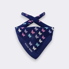 Vintage Hanae Mori Handkerchief Neckerchief Bandana Pocket Square Gift