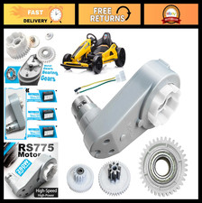 High-Speed 24V RS775 Motor Gearbox for Power Wheels Upgrade, 18V-24V DC Motor fo