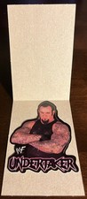 1999 WWF WWE UNDERTAKER VENDING STICKER W/CARDBOARD