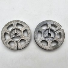 Vintage Kodak 3" 8mm Film Reels Lot of 2 Gray Plastic USA Movie Projector Spools